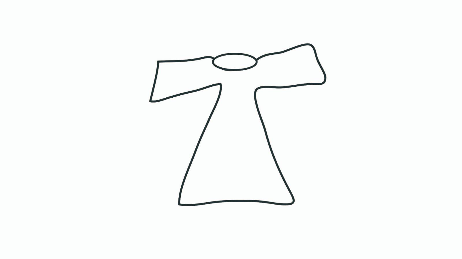 古装衣服简笔画怎么画 古装衣服简笔画简单又好看