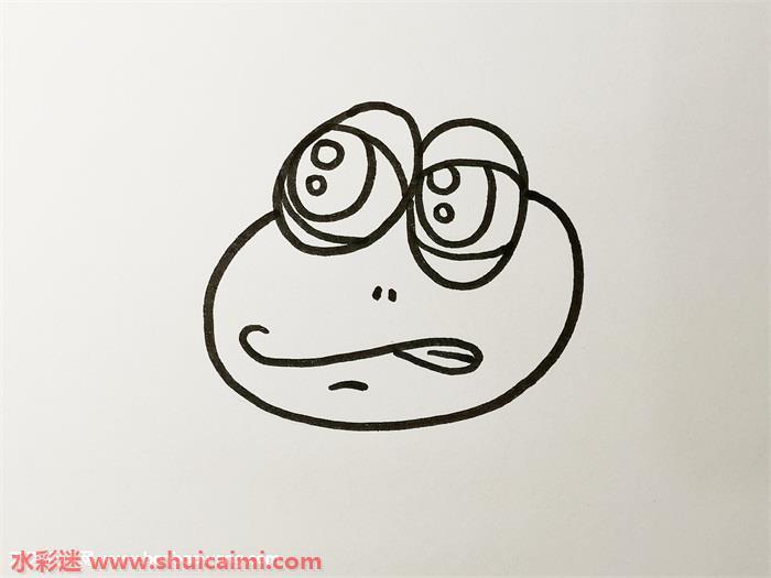 青蛙怎么画 青蛙简笔画简单好看带颜色