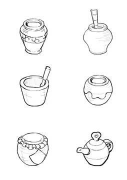 罐子简笔画 糖果罐子简笔画