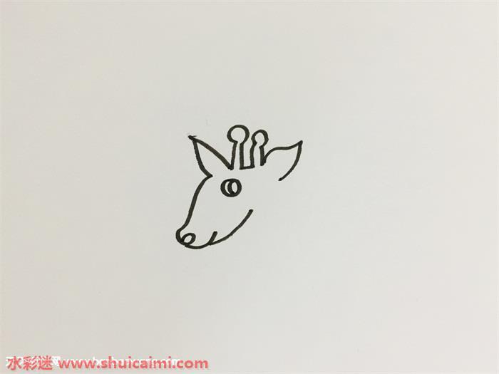 长颈鹿怎么画 长颈鹿简笔画彩色