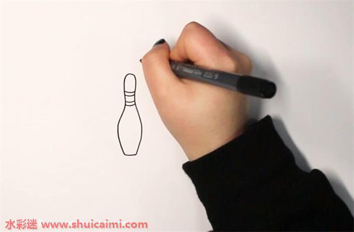 保龄球怎么画 保龄球简笔画简单彩色