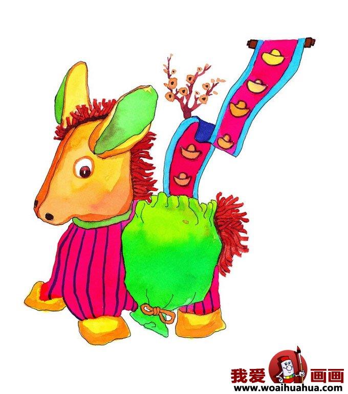 过年有关过年的卡通图片大全简笔画怎么画 过年有关过年的卡通图片大全简笔画步骤