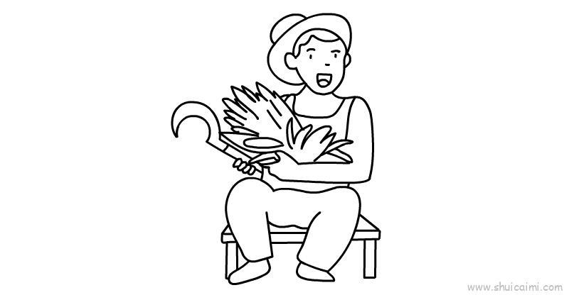 丰收儿童画怎么画 丰收简笔画图片