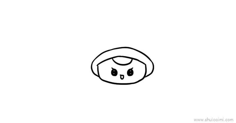 十二星座q版萌图双鱼座儿童画怎么画 十二星座q版萌图双鱼座简笔画顺序