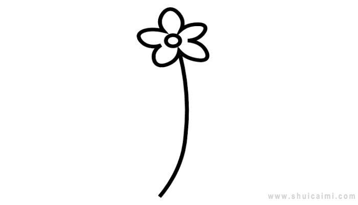 丁香花简笔画怎么画 丁香花简笔画顺序