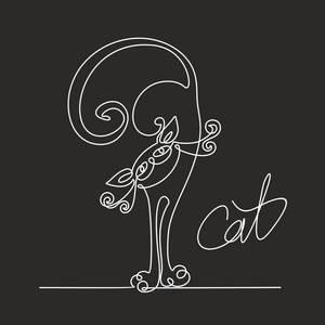 小猫简笔画 猫咪怎么画