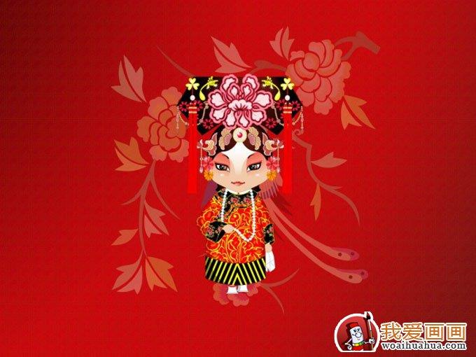 中国戏剧人物图片(旦角高清图片10P)简笔画怎么画 中国戏剧人物图片(旦角高清图片10P)简笔画顺序