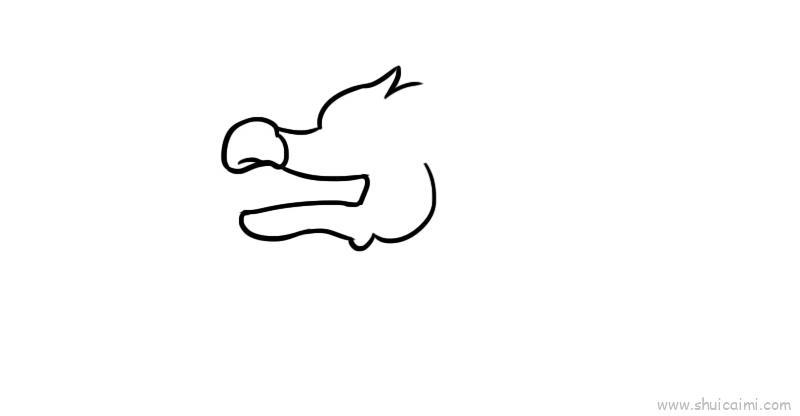 龙头儿童画怎么画 龙头简笔画画法