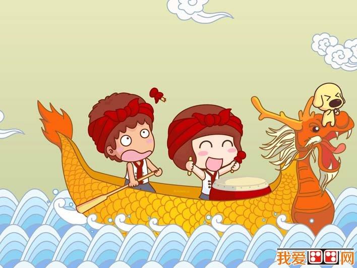 端午节赛龙舟卡通图片大全 关于端午节的儿童简笔画怎么画 端午节赛龙舟卡通图片大全 关于端午节的儿童简笔画图片大全