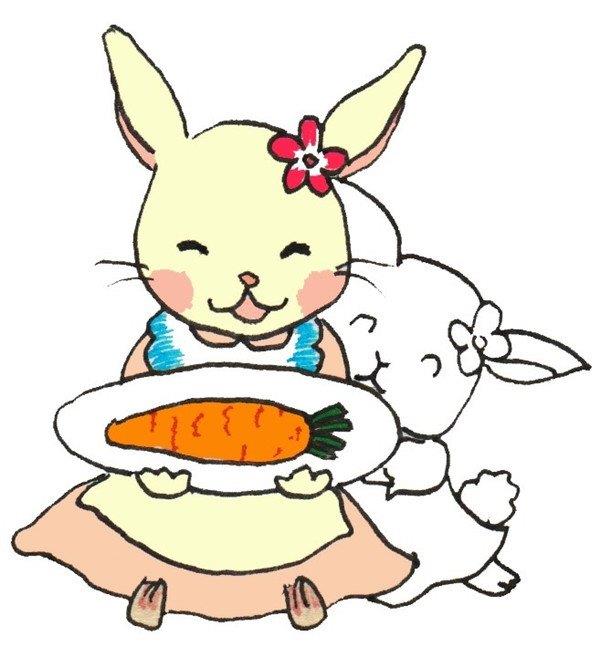 小白兔的简笔画怎么画 小白兔的简笔画步骤