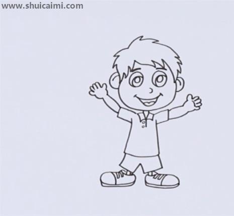 小男孩简笔画怎么画 小男孩简笔画顺序