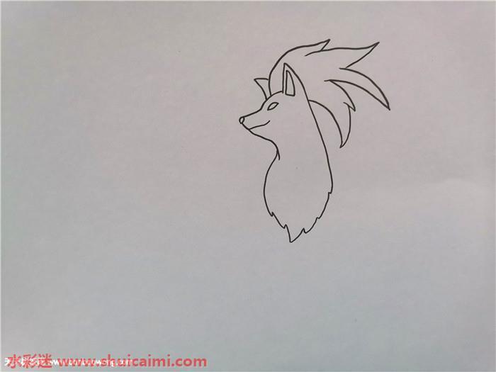 可爱九尾狐怎么画 可爱九尾狐简笔画步骤