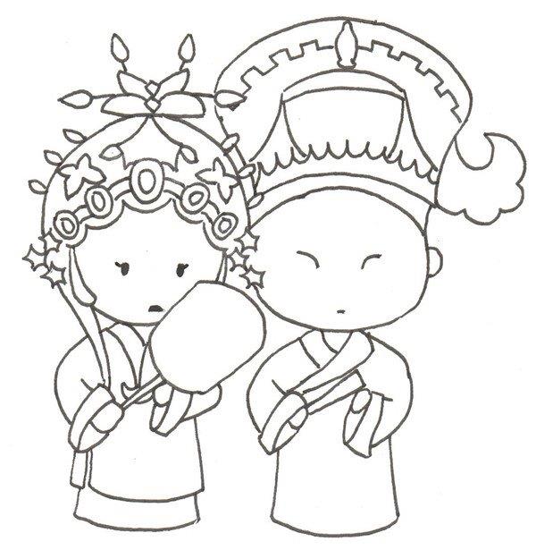 京剧演员的简笔画怎么画 京剧演员的简笔画画法