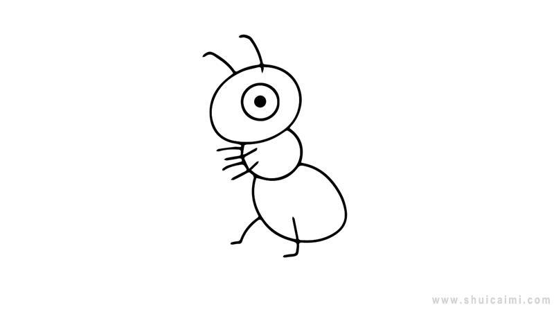 小蚂蚁简笔画怎么画 小蚂蚁简笔画顺序