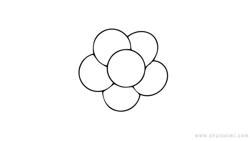 小红花简笔画怎么画 小红花简笔画图片