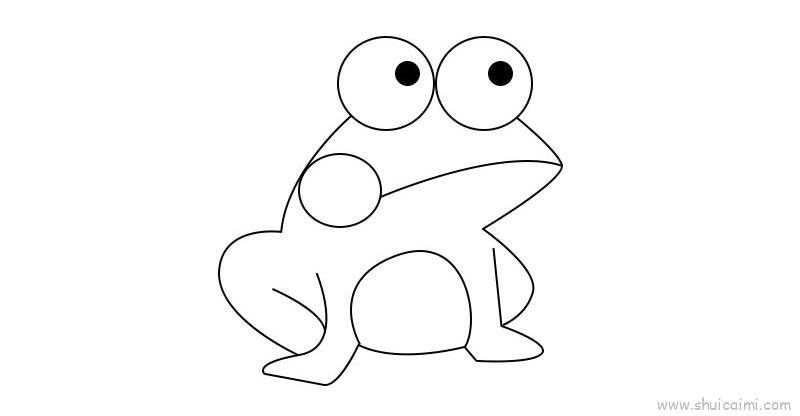 青蛙儿童画怎么画 青蛙简笔画步骤
