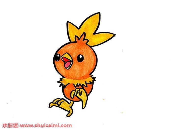 火稚鸡怎么画 火稚鸡简笔画简单