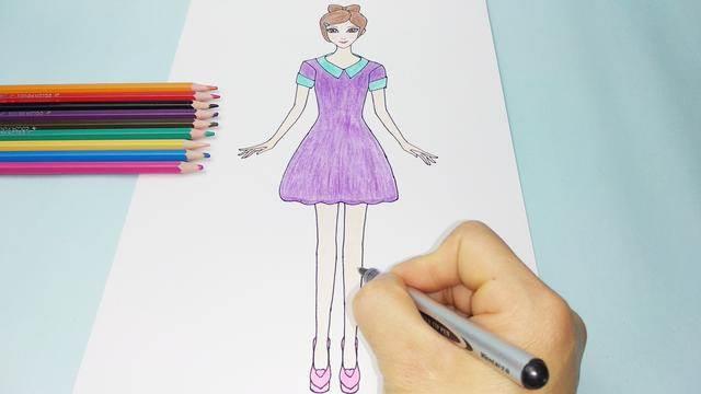 叶罗丽简笔画 叶罗丽简笔画简单又漂亮