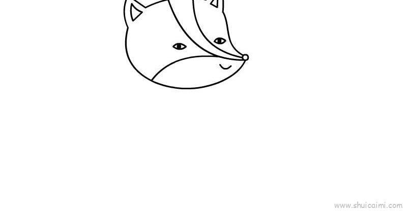 狐狸儿童画怎么画 狐狸简笔画图片