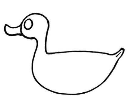 鸭子简笔画 鸭子简笔画简单可爱