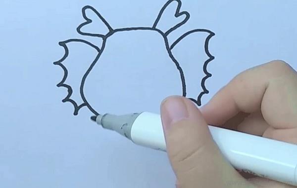 小绿龙儿童画怎么画 小绿龙简笔画简单