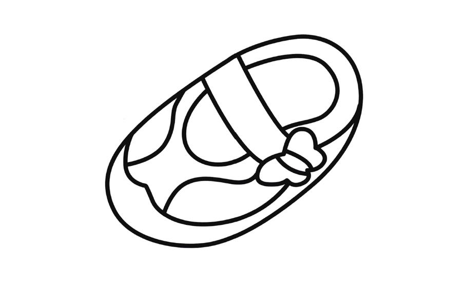 儿童简笔画鞋子的画法_儿童画鞋子简笔画 简单