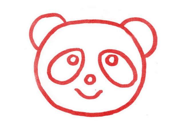 头简笔画 老虎头简笔画
