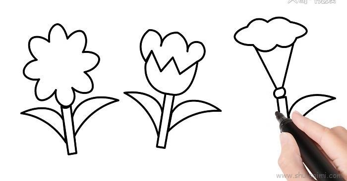 各种花儿童画怎么画 各种花简笔画画法