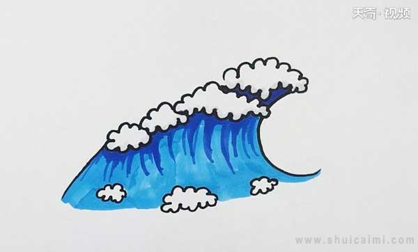 海浪简笔画怎么画 海浪简笔画简单