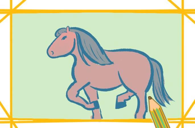 画马简笔画 怎样画马简笔画