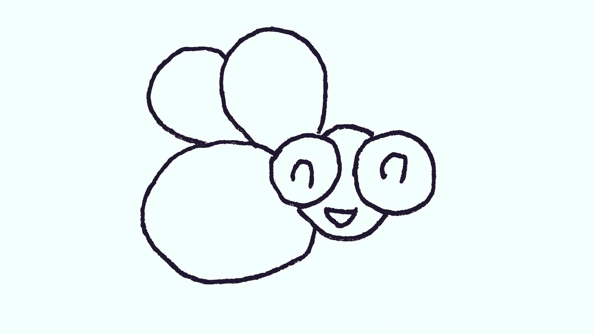 小蜜蜂简笔画 小蜜蜂简笔画幼儿