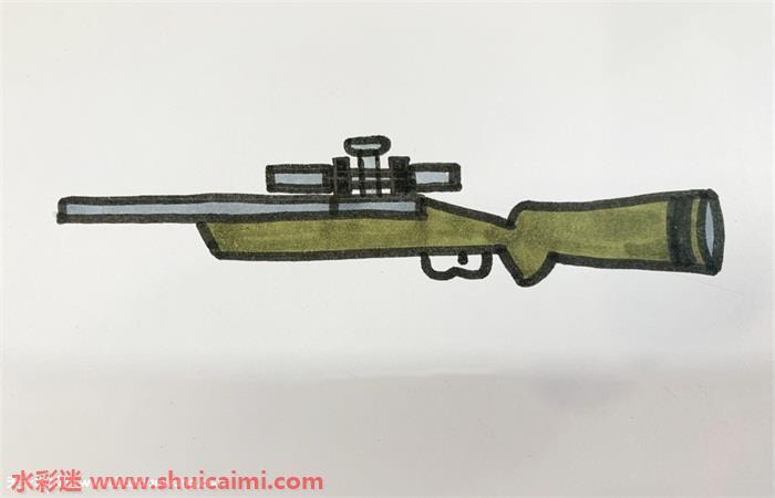 m24怎么画 m24简笔画简单彩色