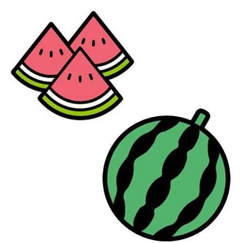 儿童简笔画西瓜 儿童简笔画西瓜灯