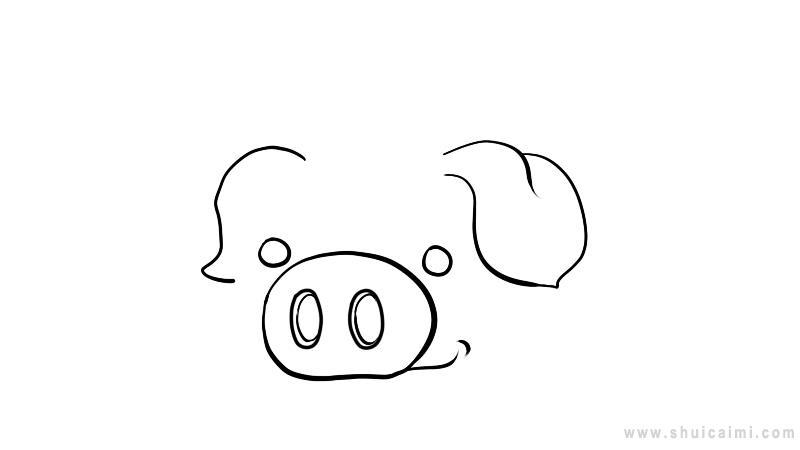 小猪简笔画怎么画 小猪简笔画步骤