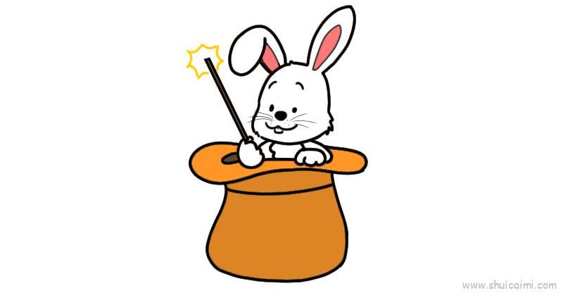 小白兔儿童画怎么画 小白兔简笔画图片大全