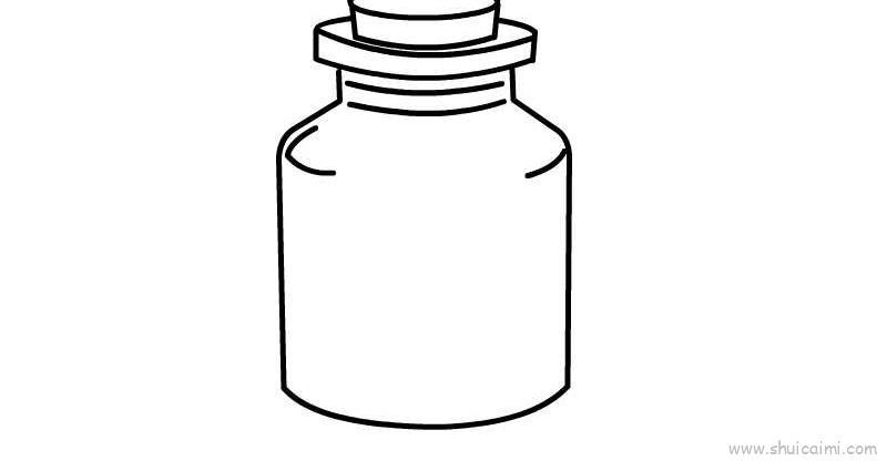 玻璃瓶儿童画怎么画 玻璃瓶简笔画图片大全