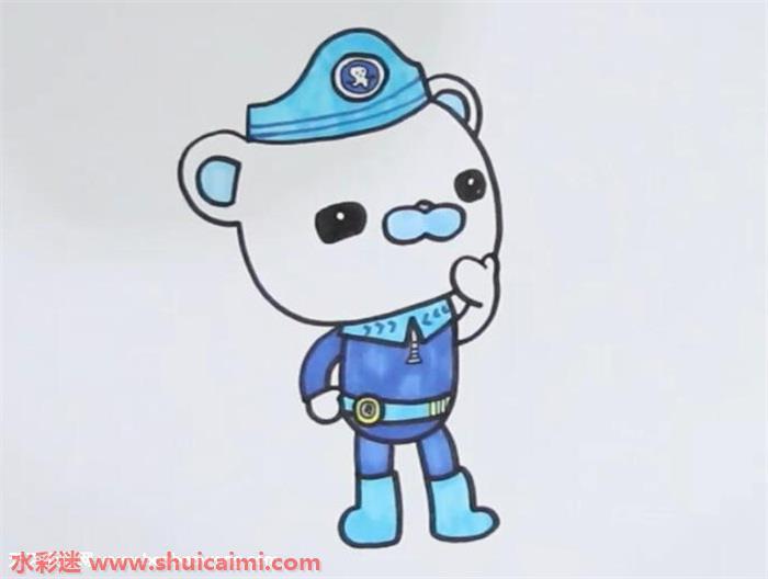 巴克队长怎么画 巴克队长简笔画步骤