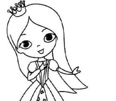 简笔画公主 简笔画公主简单又漂亮长裙