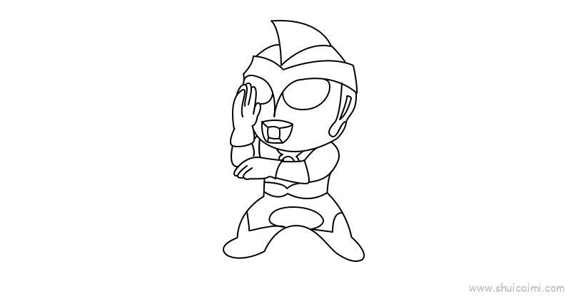 奥特曼儿童画怎么画 奥特曼简笔画图片