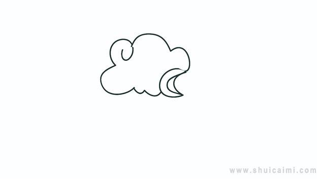 大海浪简笔画怎么画 大海浪简笔画好看