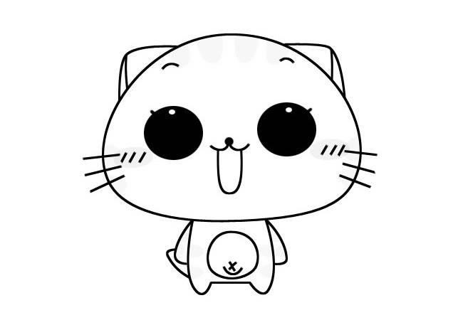 小猫咪简笔画 小猫咪简笔画图片大全