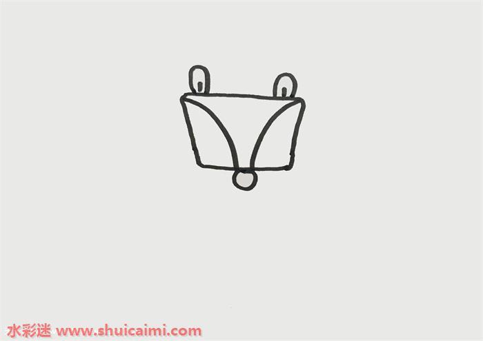 倒梯形可以画什么动物  动物狐狸简笔画