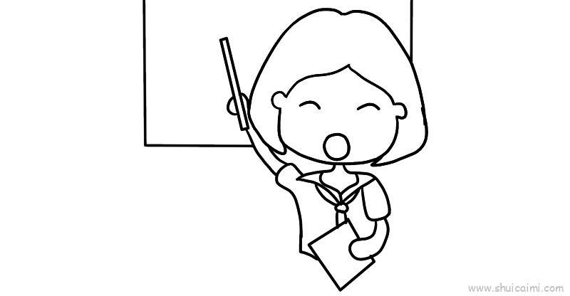 教师节儿童画怎么画 教师节简笔画图片大全