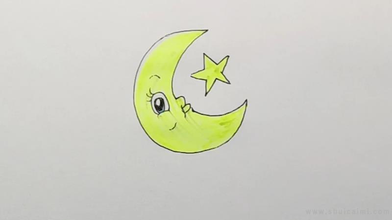 月亮简笔画怎么画 月亮简笔画步骤