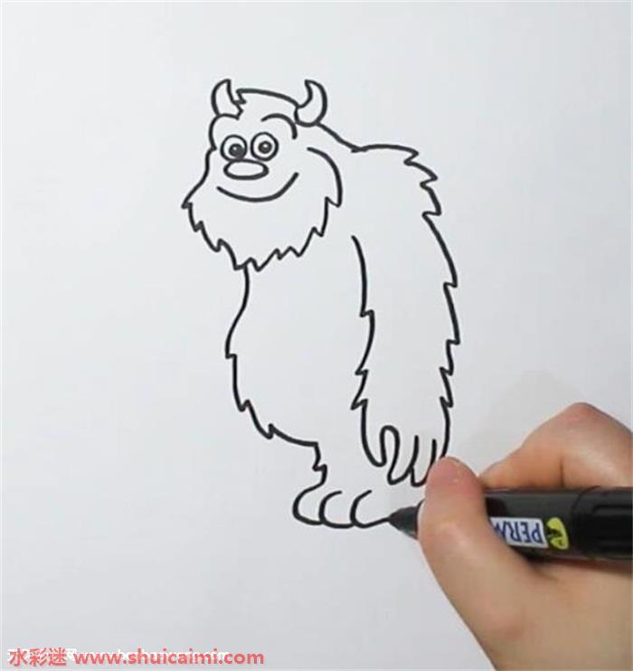 毛怪怎么画 毛怪简笔画简单又漂亮