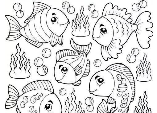 小鱼简笔画 小鱼简笔画简单又可爱