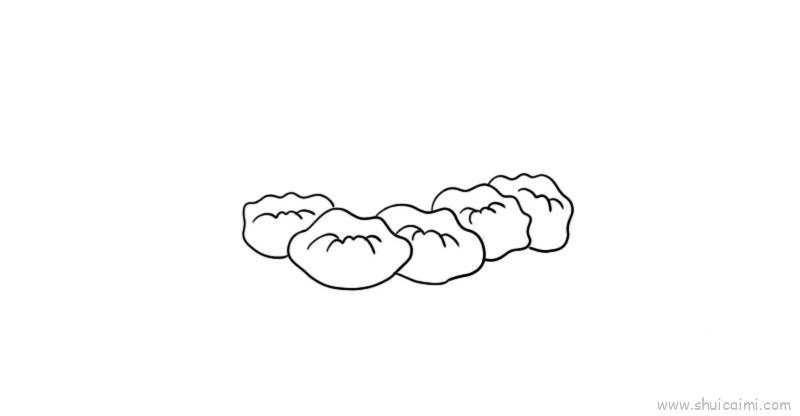 春节美食儿童画怎么画 春节美食简笔画步骤