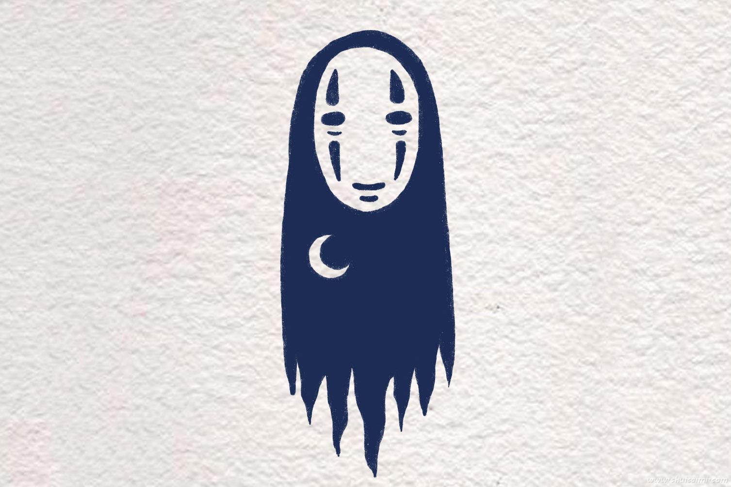 无脸男怎么画 无脸男简笔画简单又漂亮彩色