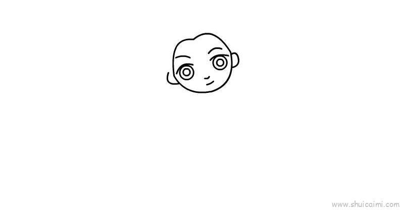 漫画女孩儿童画怎么画 漫画女孩简笔画步骤