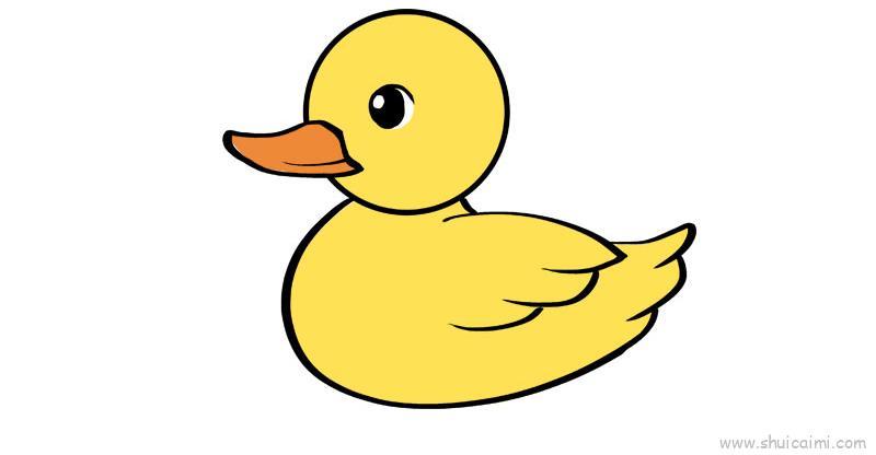鸭儿童画怎么画 鸭简笔画步骤